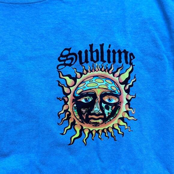 Sublime band tee front and back graphic L casual cotton short sleeve grunge alt - Picture 5 of 7